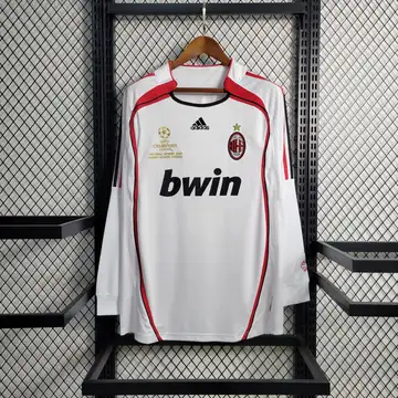 AC Milan 2º Uniforme Versão Torcedor · Manga Longa · 06/07 · Masculino
