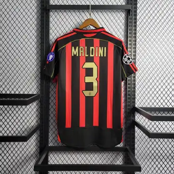 AC Milan Retrô 06-07 · 3º Uniforme · Masculino