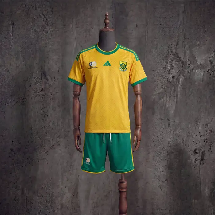 África do Sul 1º Uniforme Kit Infantil · 26/27 · Infantil