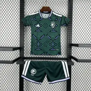 Arábia Saudita 1º Uniforme Kit Infantil · 26/27 · Infantil