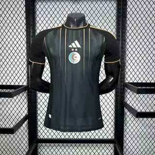Argélia 1º Uniforme Versão Jogador · Preta · 26/27 · Masculino