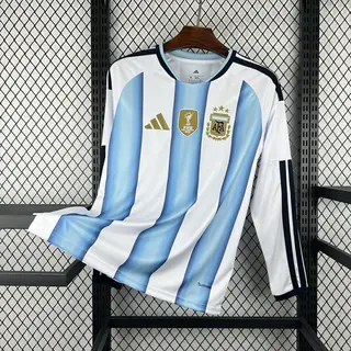 Argentina 1º Uniforme Versão Torcedor · Manga Longa · 26/27 · Masculino