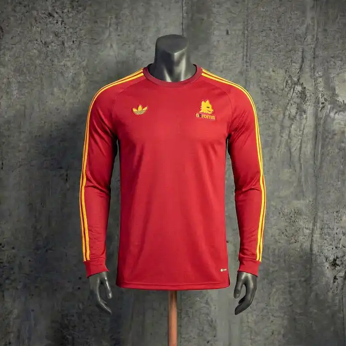 AS Roma 1º Uniforme Versão Torcedor · Manga Longa · 26/27 · Masculino