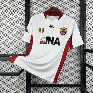 AS Roma Retrô 01-02 · 2º Uniforme · Masculino
