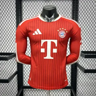 Bayern de Munique 1º Uniforme Versão Jogador · Manga Longa · 26/27 · Masculino