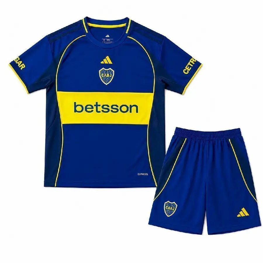 Boca Juniors 1º Uniforme Kit Infantil · 26/27 · Infantil