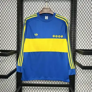Boca Juniors Retrô 1981 · Manga Longa · Masculino