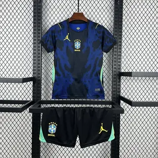 Brasil 2º Uniforme Kit Infantil · 26/27 · Infantil