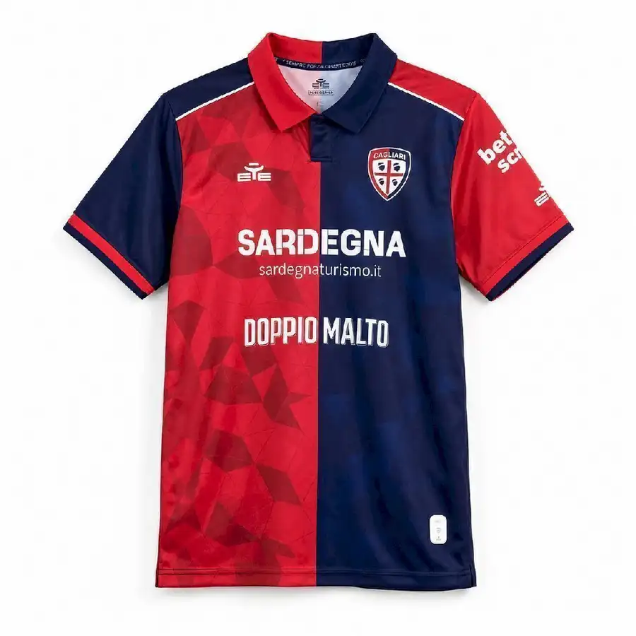 Cagliari 1º Uniforme Versão Torcedor · 26/27 · Masculino