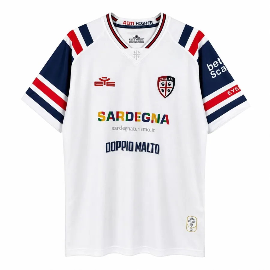 Cagliari 2º Uniforme Versão Torcedor · 26/27 · Masculino