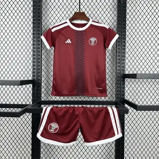 Catar 1º Uniforme Kit Infantil · 26/27 · Infantil