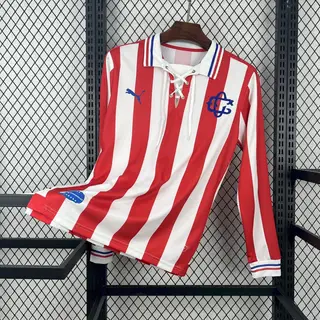 Chivas Guadalajara 1º Uniforme Versão Torcedor · Manga Longa · 16/17 · Masculino