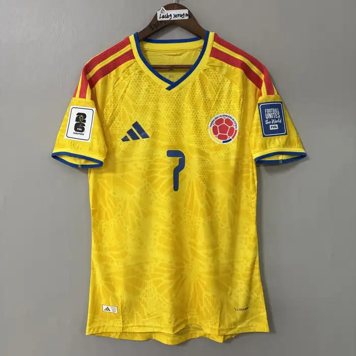 Colômbia 1º Uniforme Versão Torcedor · Luis Diaz · 26/27 · Masculino