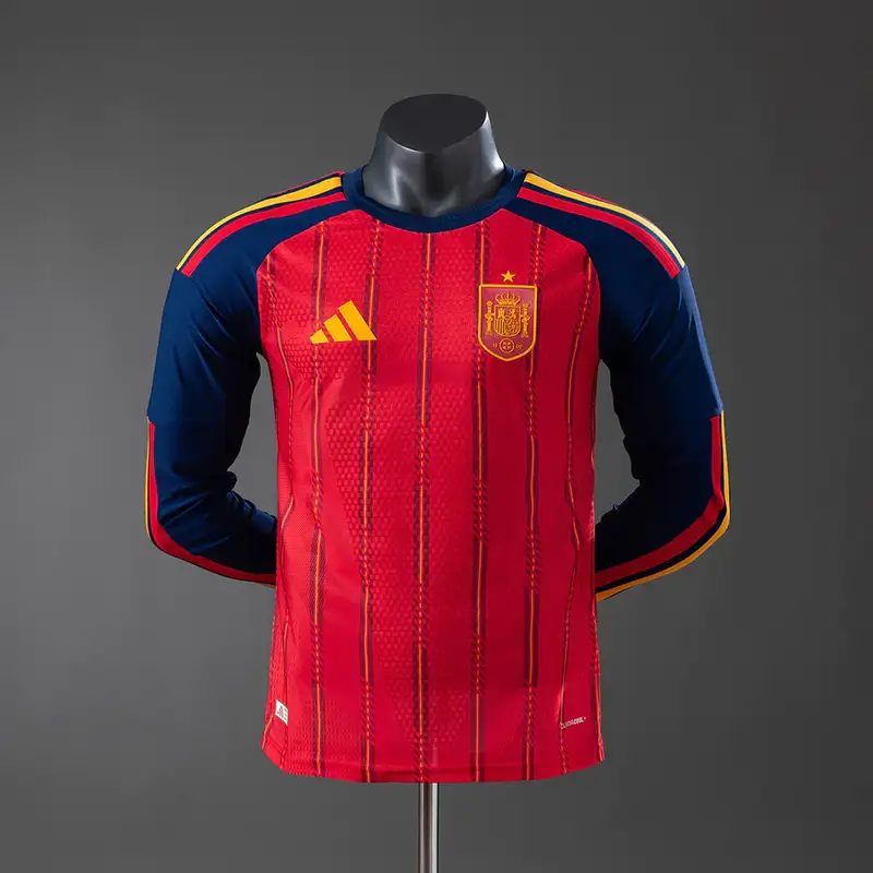 Espanha 1º Uniforme Versão Jogador · Manga Longa · 26/27 · Masculino