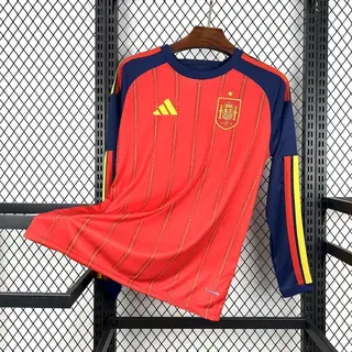 Espanha 1º Uniforme Versão Torcedor · Manga Longa · 26/27 · Masculino