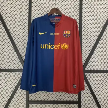 FC Barcelona Retrô 08-09 · Manga Longa · Masculino