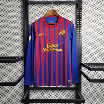 FC Barcelona Retrô 11-12 · Manga Longa · Masculino