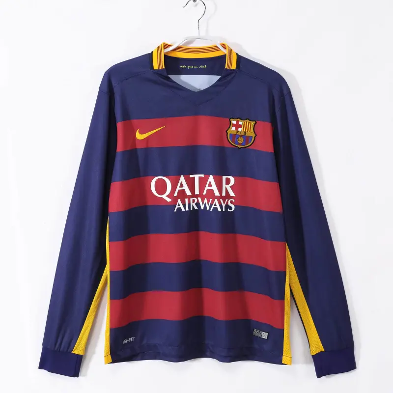 FC Barcelona Retrô 15-16 · Manga Longa · Masculino