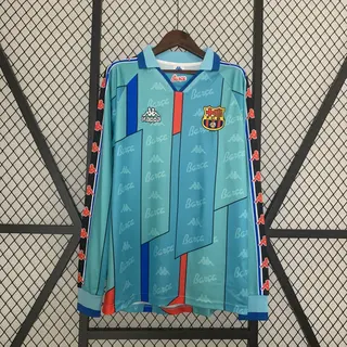 FC Barcelona Retrô 96-97 · 2º Uniforme · Manga Longa · Masculino