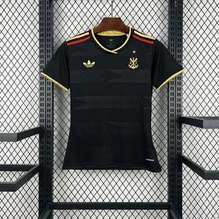 Flamengo 1º Uniforme Versão Torcedor · Preta · 26/27 · Feminino