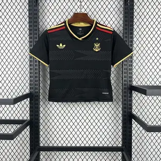 Flamengo Cropped · Preto · 26/27 · Feminino