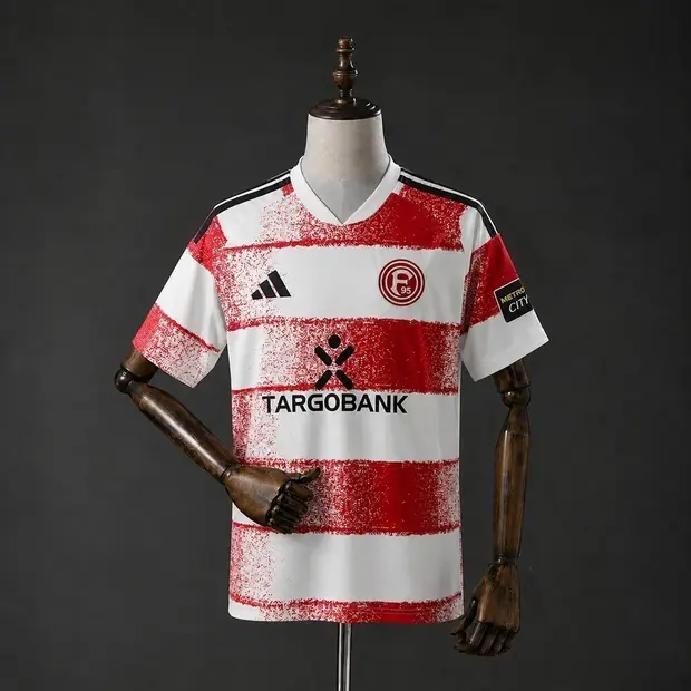 Fortuna Düsseldorf 1º Uniforme Versão Torcedor · 26/27 · Masculino
