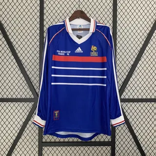 França Retrô 1998 · Manga Longa · Masculino