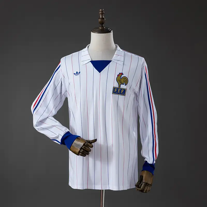 França Retrô 80-82 · Manga Longa · Masculino