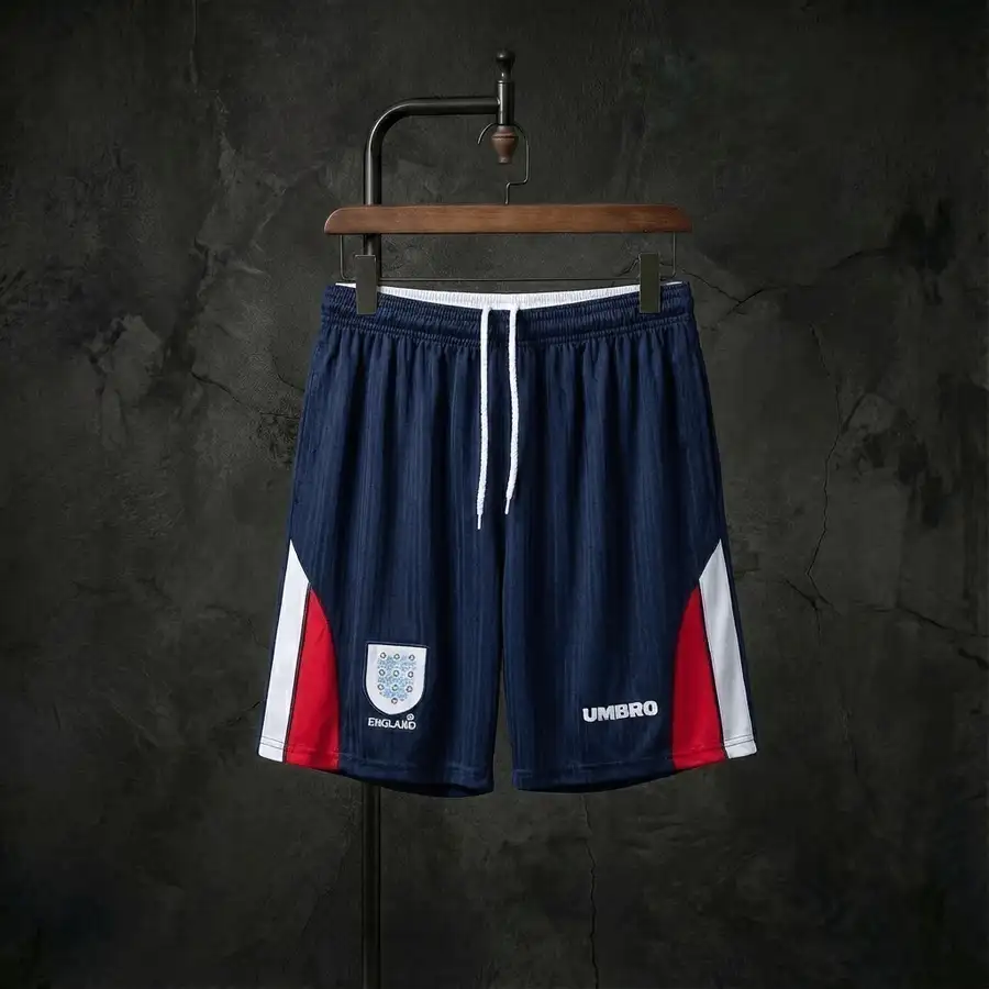 Inglaterra Calção Retrô 1998 · Masculino