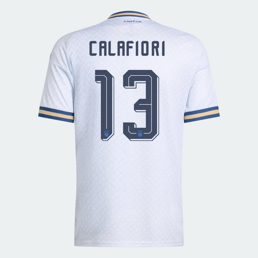 Itália 2º Uniforme Versão Torcedor · Calafiori · 26/27 · Masculino