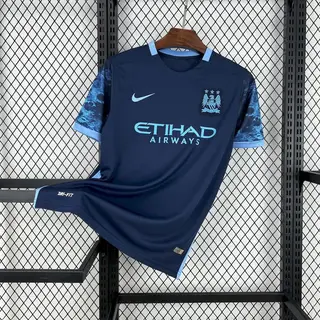 Manchester City Retrô 15-16 · 2º Uniforme · Masculino
