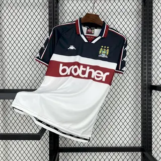 Manchester City Retrô 97-98 · 2º Uniforme · Masculino
