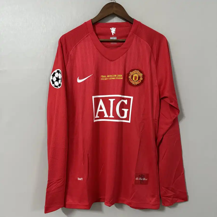 Manchester United Retrô 07-08 · Ronaldo Champions · Masculino