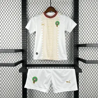 Marrocos 2º Uniforme Kit Infantil · 26/27 · Infantil
