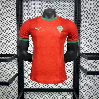 Marrocos 1º Uniforme Versão Jogador · 25/26 · Masculino