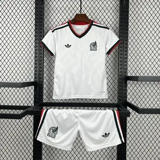 México 2º Uniforme Kit Infantil · 26/27 · Infantil