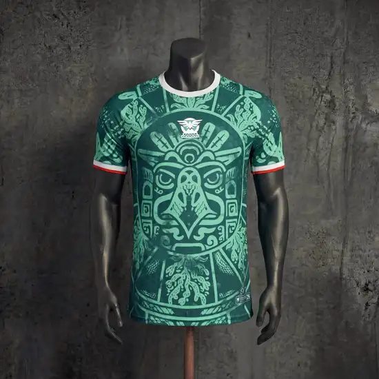 México 1º Uniforme Versão Jogador · Elementos Culturais · 26/27 · Masculino