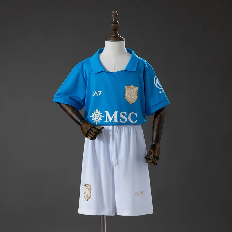 Napoli 1º Uniforme Kit Infantil · 26/27 · Infantil