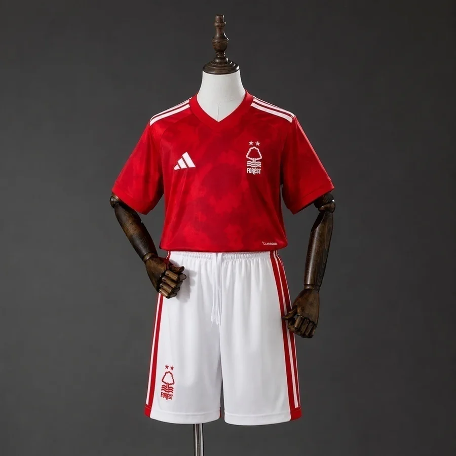 Nottingham Forest 1º Uniforme Kit Infantil · 26/27 · Infantil