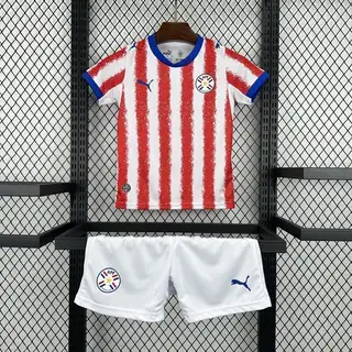 Paraguai 1º Uniforme Kit Infantil · 26/27 · Infantil