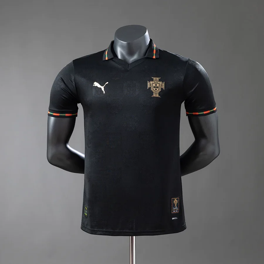 Portugal 1º Uniforme Versão Jogador · Pantera Negra · 25/26 · Masculino