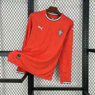 Portugal 1º Uniforme Versão Torcedor · Manga Longa · 25/26 · Masculino