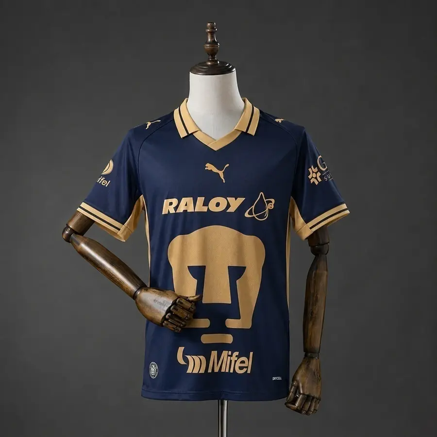 Pumas UNAM 1º Uniforme Versão Torcedor · 26/27 · Masculino
