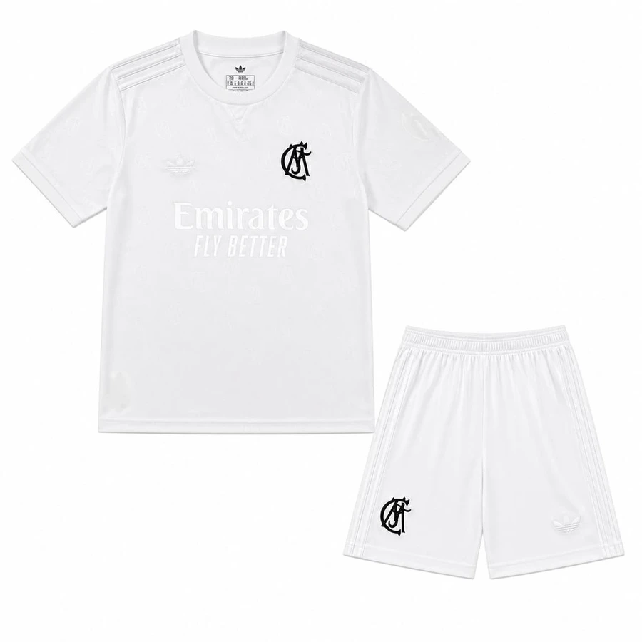 Real Madrid 1º Uniforme Kit Infantil · 125 Anos · 26/27 · Infantil