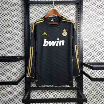 Real Madrid 2º Uniforme Versão Torcedor · Manga Longa · 11/12 · Masculino