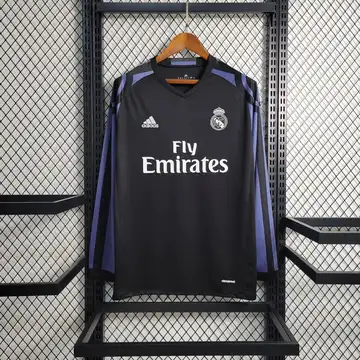 Real Madrid 3º Uniforme Versão Torcedor · Manga Longa · 16/17 · Masculino