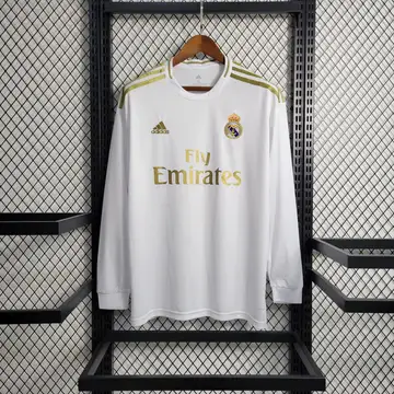 Real Madrid 1º Uniforme Versão Torcedor · Manga Longa · 19/20 · Masculino