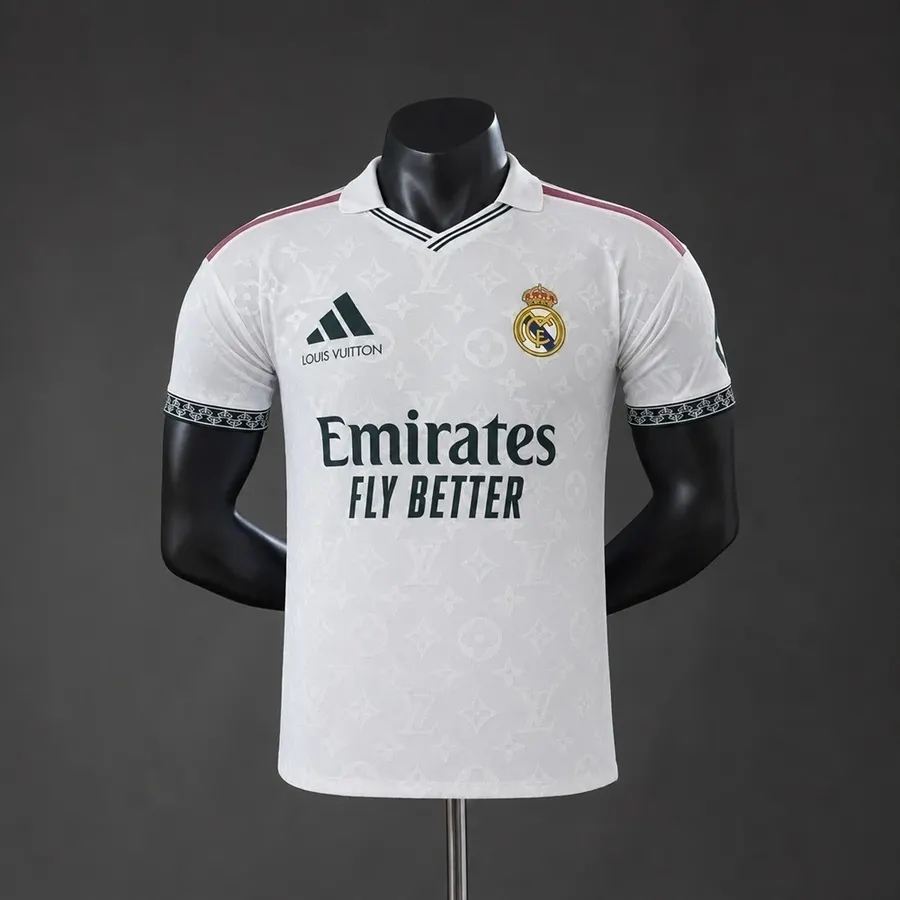 Real Madrid 1º Uniforme Versão Jogador · Louis Vuitton · 26/27 · Masculino