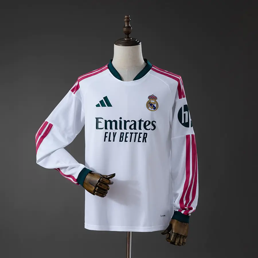 Real Madrid 1º Uniforme Versão Torcedor · Manga Longa · 26/27 · Masculino