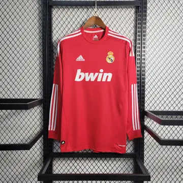 Real Madrid Retrô 11-12 · 2º Uniforme · Manga Longa · Masculino